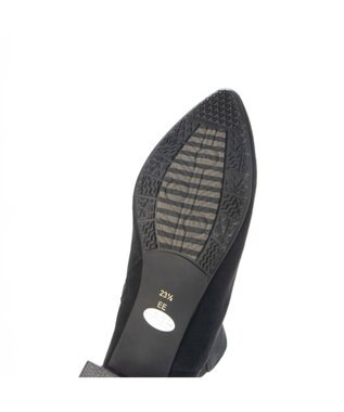 Riz raffinee <Riz raffinee>ポインテッドサイドゴアショートブーツ ブラックスエード