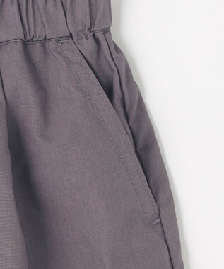 ANY KIDS ポプリン ハーフパンツ チャコール