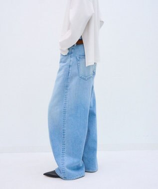 ATON DENIM | ワイドパンツ BLUE