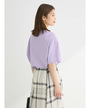 Green Parks 多段カレッジロゴボックスＴシャツ Purple