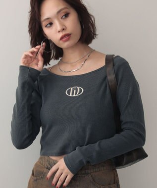 Green Parks ＥＧＯＩＳＴピグメントリブプルオーバー Gray