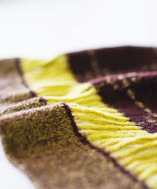 nitorito 【UNISEX】stamp チェック柄 3WAY ストール brown