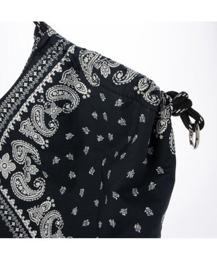 UNBILLION カシュカシュ cachecache / カジュアルパターンビッグトート ネイビー