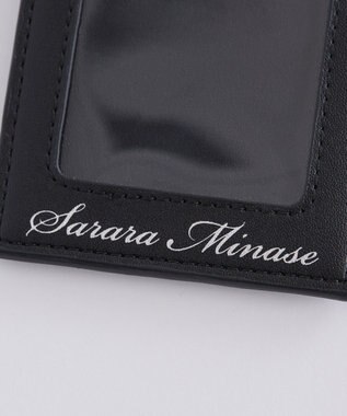Maison de FLEUR Fチャームキルティングパスケース Black