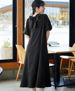 Tiaclasse バックリボンワンピース