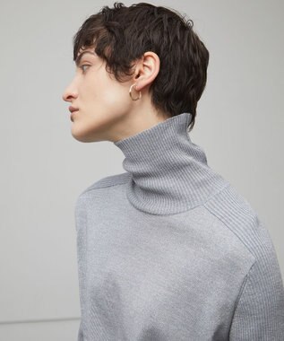 BEIGE， 【洗える】LA MONNAIE / ラメタートルニット Silver