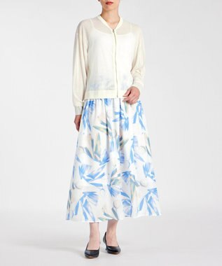 Paul Smith 【洗える】 シアー ニットブルゾン オフホワイト