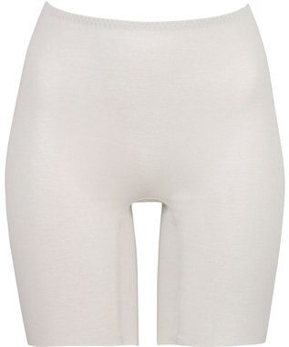 Wing インナー 【綿の贅沢オーガニック　フラットタイプ】 オーガニックコットン混素材 ひびきにくくさらっと薄くて軽い ３分丈 ER1348 ウイング／ワコール シェルベージュ