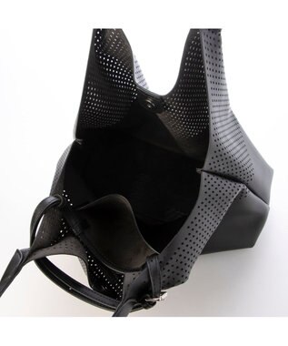 UNBILLION カシュカシュ cachecache / パンチングソフトトート ブラック