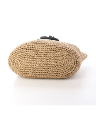 UNBILLION カシュカシュ cachecache / フリルフラップクロッシェトート ブラック