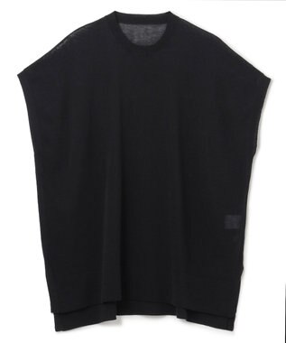 UNFILO フロスティコットン オーバーニット ブラック