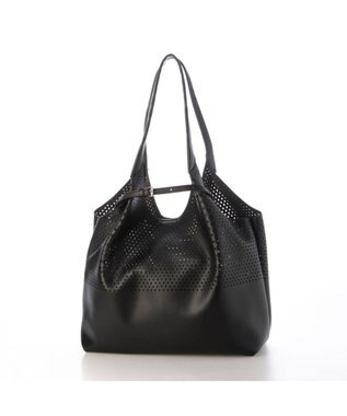 UNBILLION カシュカシュ cachecache / パンチングソフトトート ブラック