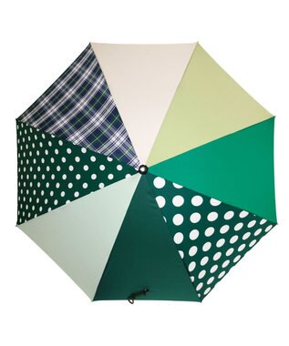 +RING 【プラスリング】【数量限定】 UNISEX 雨傘（長）60cm GRN T1202 緑