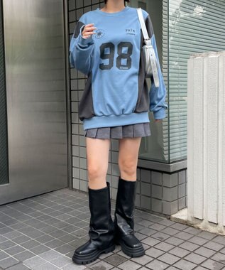 WEGO ナンバリングゲームプルオーバー ブルー