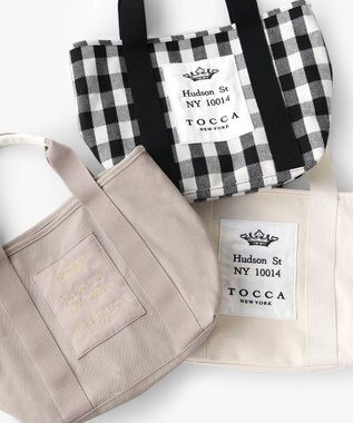 TOCCA 【WEB＆一部店舗限定】TOCCA AVENUE CANVAS TOTE キャンバス トートバッグ ブラック系5