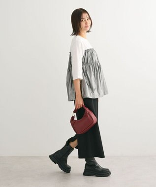 Green Parks シャーリングドッキングプルオーバー Gray