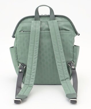 Y'SACCS Polka Dots　パイピングポケットコンパクトリュック ライトグリーン
