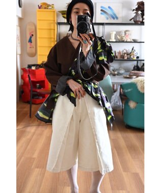 woadblue 【157】HALF TUCK SHORTS