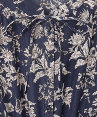 Feroux 【大好評につき新色・追加決定！】ウエストシャーリングデシン ワンピース ネイビー系1