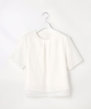 J.PRESS LADIES レーシーチェック クルーネック カットソー