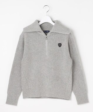 【WOMEN】ウイングカラーニット