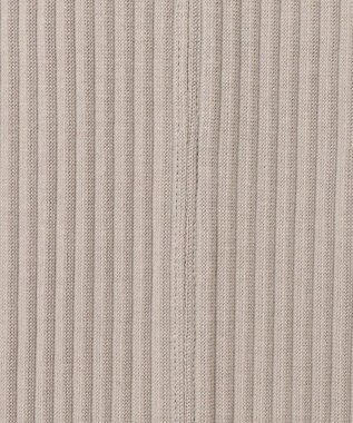 uncrave プリーツリブ スリットパンツ グレージュ