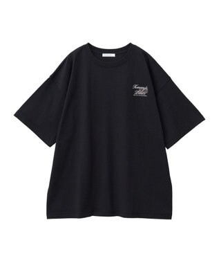AMERICAN HOLIC バックロゴプリントTシャツ Black
