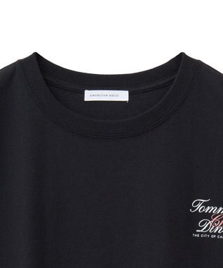 AMERICAN HOLIC バックロゴプリントTシャツ Black