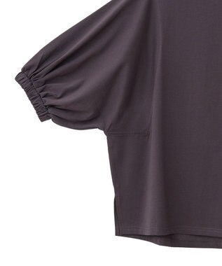 CRAFT STANDARD BOUTIQUE 接触冷感/UVカット スクエアボリュームスリーブプルオーバー Brown