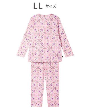 WACOAL パジャマ 長袖 長ズボン 綿100%(本体) 天竺素材 ミントン レディース NDX563 /ワコール