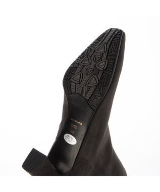 Riz raffinee <Riz raffinee>スクエアプレーンブーツ ダークグレースエード