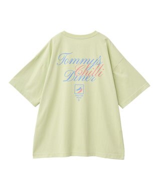 AMERICAN HOLIC バックロゴプリントTシャツ Lime Green