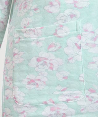 Wing 【数量限定　特別価格】 パジャマ 長袖 長ズボン 綿混(本体) キルトニット素材 保温性 あたたかい 前開きタイプ 丸首 レディース EP6910 ウイング／ワコール メロン