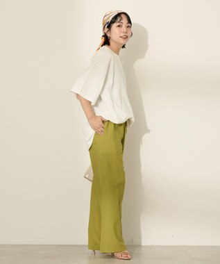 AMERICAN HOLIC バックロゴプリントTシャツ Off White
