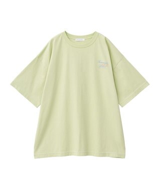 AMERICAN HOLIC バックロゴプリントTシャツ Lime Green