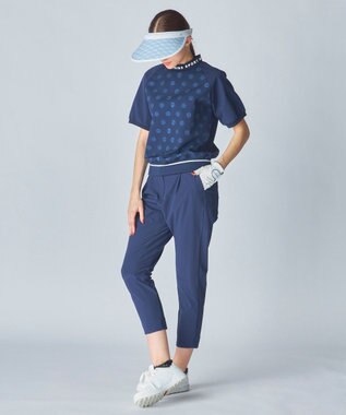 FILA GOLF／marie claire 【marie claire SPORT】 ストレッチロングパンツ ネイビー