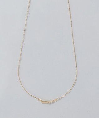 Phoebe 【金属アレルギー対応】ストレートバービジューネックレス　ゴールド ゴールド