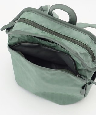 Y'SACCS Polka Dots　パイピングポケットコンパクトリュック ライトグリーン