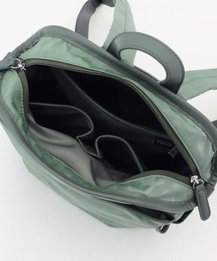 Y'SACCS Polka Dots　パイピングポケットコンパクトリュック ライトグリーン