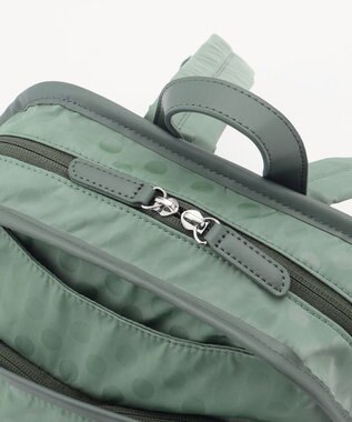 Y'SACCS Polka Dots　パイピングポケットコンパクトリュック ライトグリーン