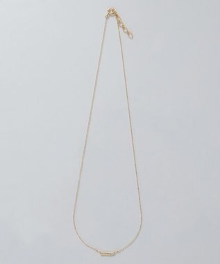 Phoebe 【金属アレルギー対応】ストレートバービジューネックレス　ゴールド ゴールド