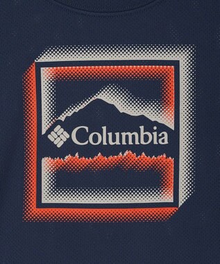Columbia Columbia/ キッズアイテム/ テックトレイルユーティリティショートスリーブグラフィッククルー /コロンビア Collegiate Navy Dotty Landscape