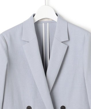 ICB 【先行予約】LooseWeave ダブルブレストジャケット ライトデニム