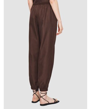 JOSEPH ソフトコットンシルク　クロップドトラウザーズ Ebony