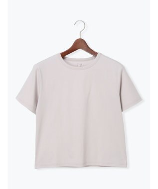 Te chichi ミニマルネックTシャツ グレー