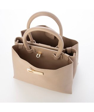 UNBILLION カシュカシュ cachecache / 三層2wayトートバッグ ベージュ