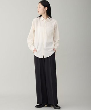 UNFILO MENS 【OCEANS 雑誌・web 掲載 / 男女兼用】TR デイリークリーンシャツ オフホワイト