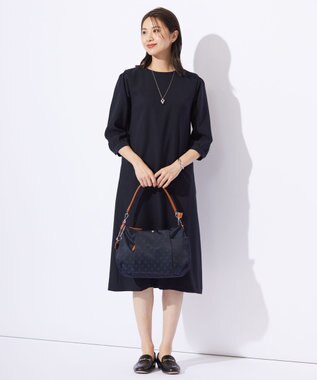 J.PRESS LADIES ビジューリング ネックレス シルバー系