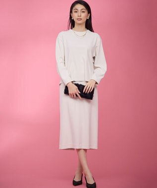 組曲 【KUMIKYOKU NAVY】コンフォータブルアムンゼン ティアードブラウス サンドベージュ系