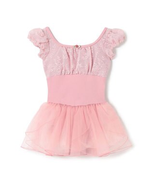 Chacott スカート付レオタード グレイッシュローズ